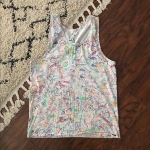 PacSun Graphic Tank, Size Medium